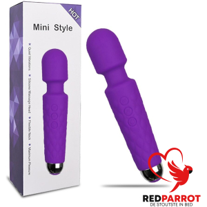Elektrische Vibrator 20 standen USB oplaadbaar (paars)