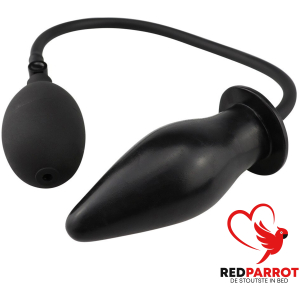 Opblaasbare buttplug (kegel vorm)
