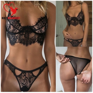 Lingerie set Hawaii (Zwart)